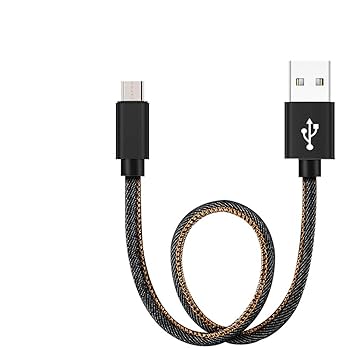 Amazon | Micro USB ケーブル 0.25M マイクロタイプB 急速充電